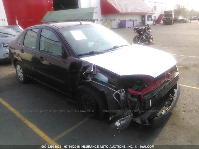 1FAFP34N27W302058 - 2007 FORD FOCUS ZX4/S/SE/SES BURGUNDY photo 1