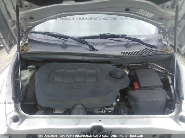 3GNCA13DX8S696585 - 2008 CHEVROLET HHR LS SILVER photo 10