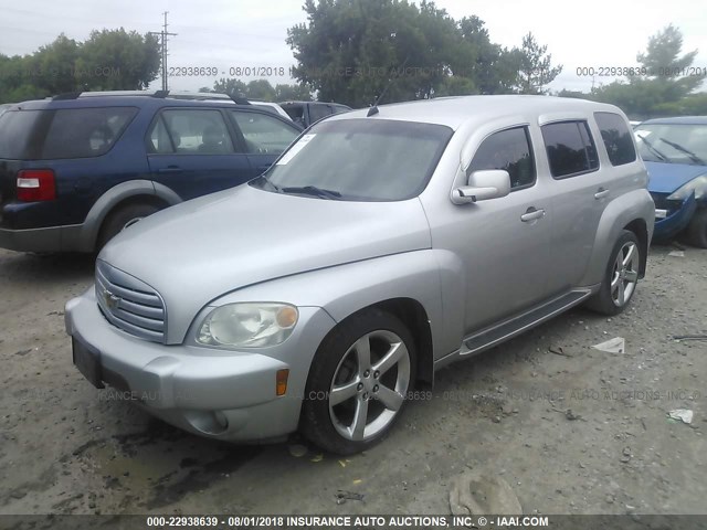 3GNCA13DX8S696585 - 2008 CHEVROLET HHR LS SILVER photo 2
