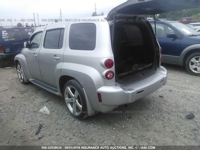 3GNCA13DX8S696585 - 2008 CHEVROLET HHR LS SILVER photo 3