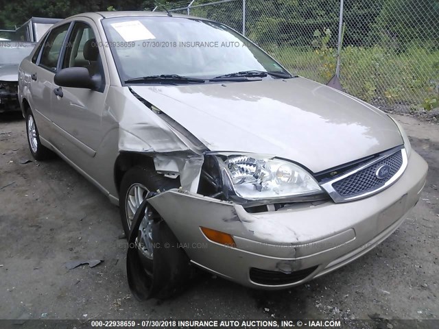 1FAFP34N87W266215 - 2007 FORD FOCUS ZX4/S/SE/SES GOLD photo 6