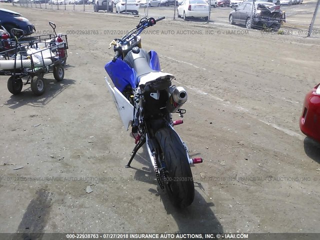 JYADG21E8DA005302 - 2013 YAMAHA WR250 R BLUE photo 6