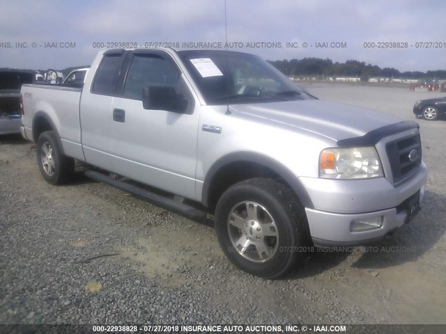 1FTPX14534KD95730 - 2004 FORD F150 SILVER photo 1