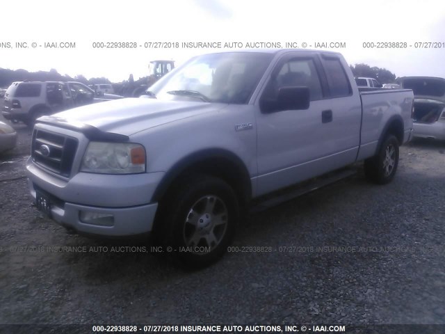 1FTPX14534KD95730 - 2004 FORD F150 SILVER photo 2