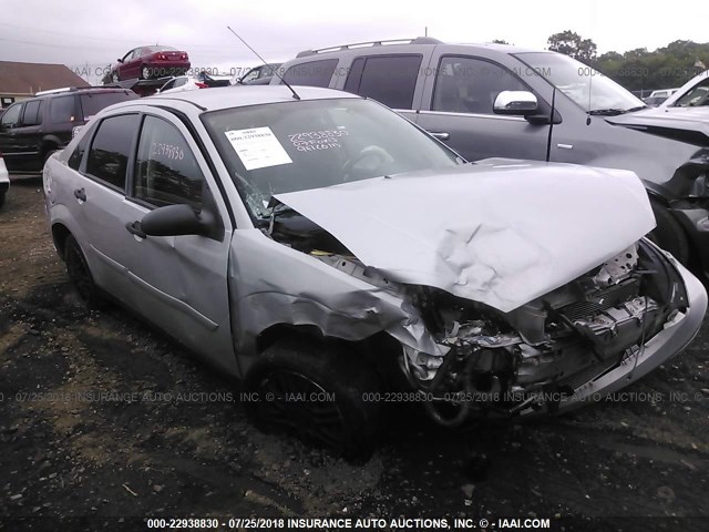 1FAHP34N07W255668 - 2007 FORD FOCUS ZX4/S/SE/SES GRAY photo 1