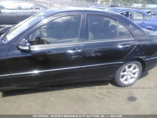 WDBRF92H67F902798 - 2007 MERCEDES-BENZ C 280 4MATIC BLACK photo 6