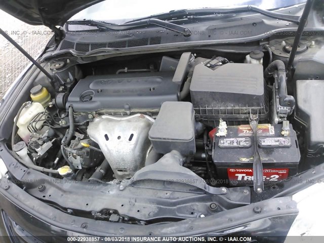 4T1BE46K07U168469 - 2007 TOYOTA CAMRY NEW GENERAT CE/LE/XLE/SE BLACK photo 10
