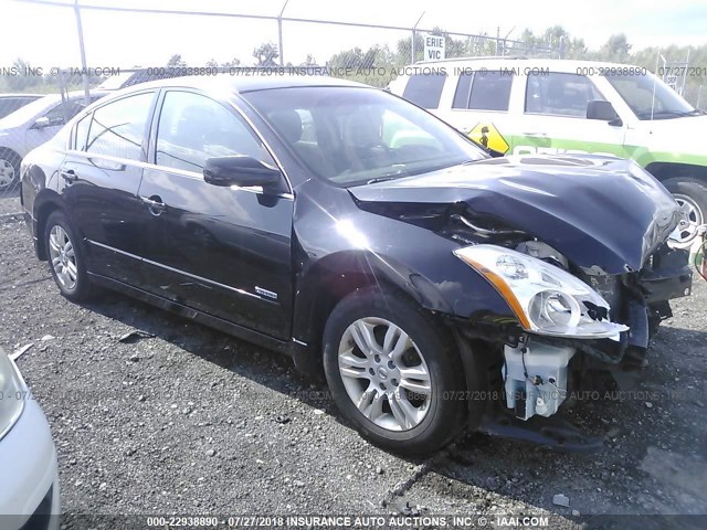 1N4CL2AP8AC179759 - 2010 NISSAN ALTIMA HYBRID BLACK photo 1