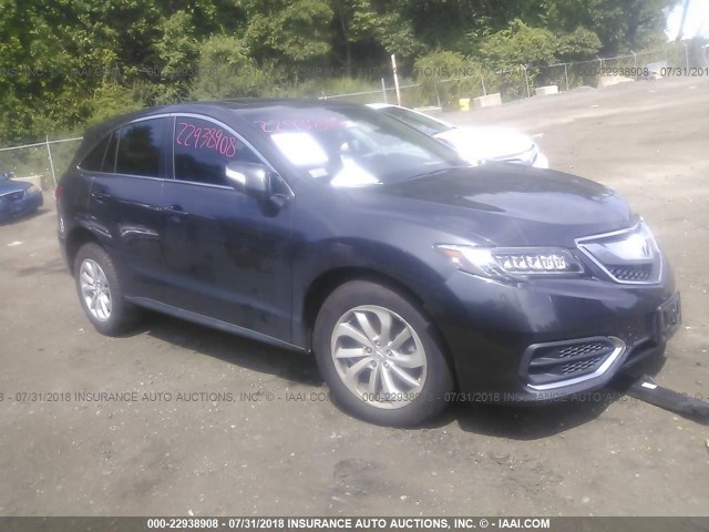 5J8TB4H38GL011402 - 2016 ACURA RDX BLACK photo 1