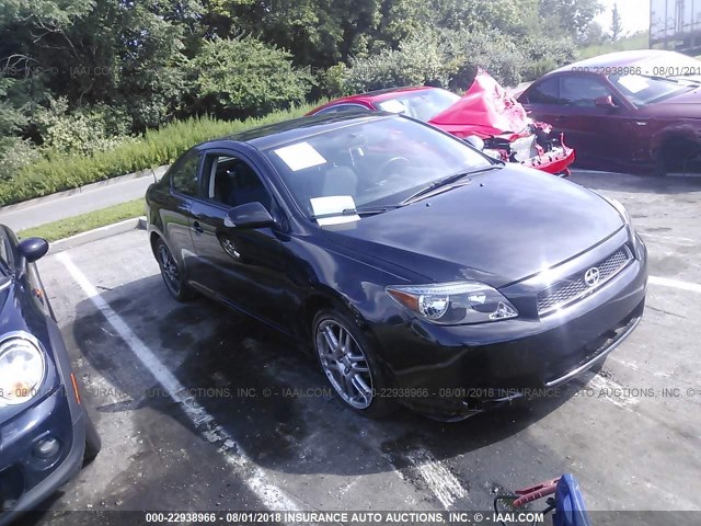 JTKDE177760135263 - 2006 TOYOTA SCION TC BLACK photo 1
