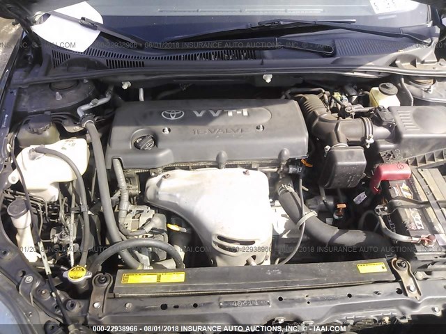 JTKDE177760135263 - 2006 TOYOTA SCION TC BLACK photo 10