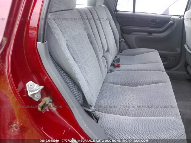 JHLRD1857VC057225 - 1997 HONDA CR-V LX RED photo 8