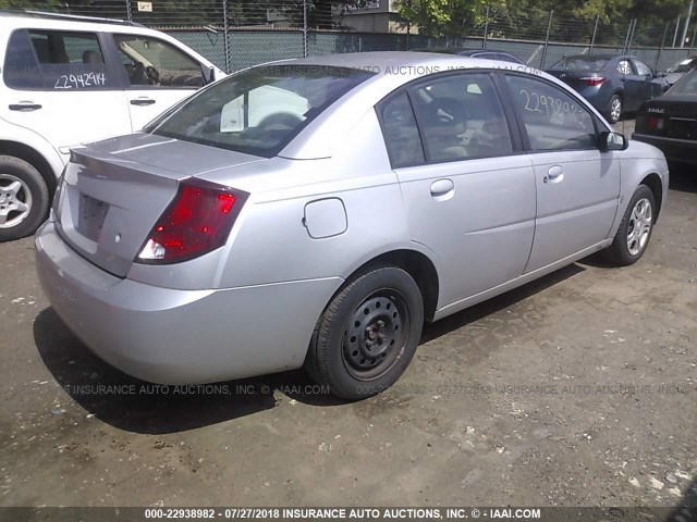 1G8AJ52F63Z109606 - 2003 SATURN ION LEVEL 2 SILVER photo 4