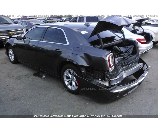 2C3CCAAG6GH151490 - 2016 CHRYSLER 300 LIMITED GRAY photo 3