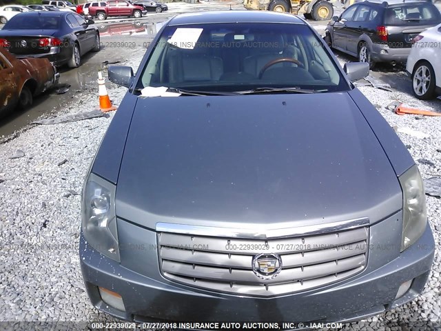 1G6DP567350118164 - 2005 CADILLAC CTS HI FEATURE V6 GRAY photo 6