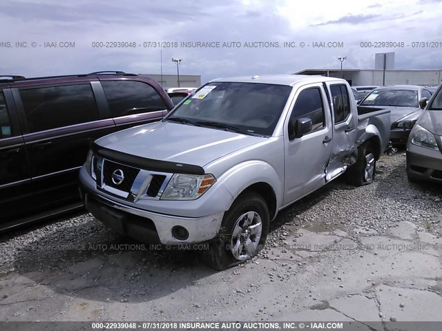 1N6AD0ERXBC448745 - 2011 NISSAN FRONTIER S/SV/SL/PRO-4X 银色 照片 2