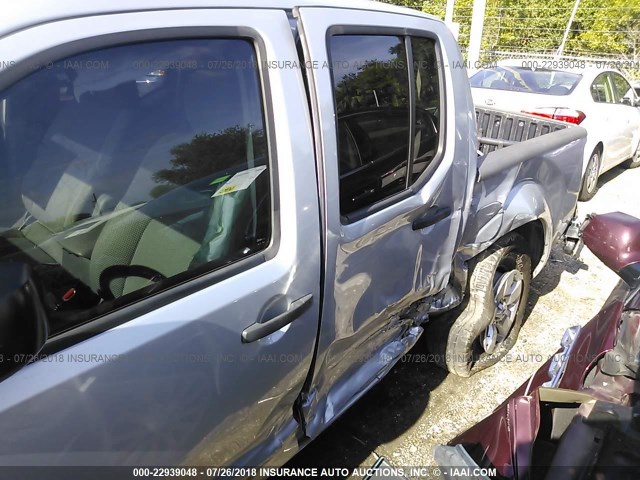 1N6AD0ERXBC448745 - 2011 NISSAN FRONTIER S/SV/SL/PRO-4X 银色 照片 6