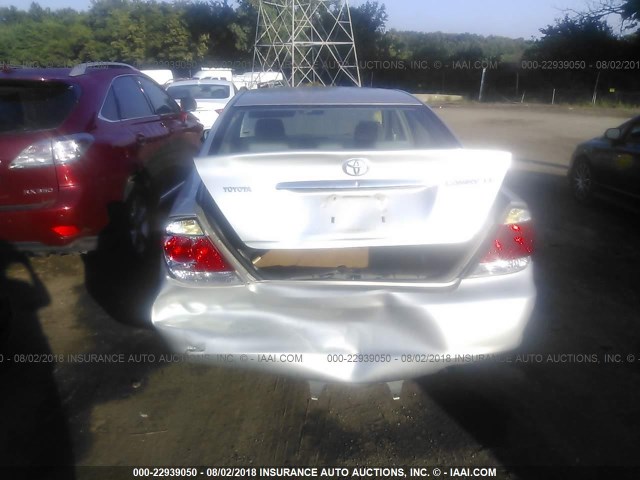 4T1BE32K95U958835 - 2005 TOYOTA CAMRY LE/XLE/SE 银色 照片 6