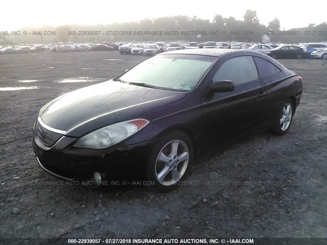 4T1CA30P64U023494 - 2004 TOYOTA CAMRY SOLARA SE/SLE შავი ფოტო 2