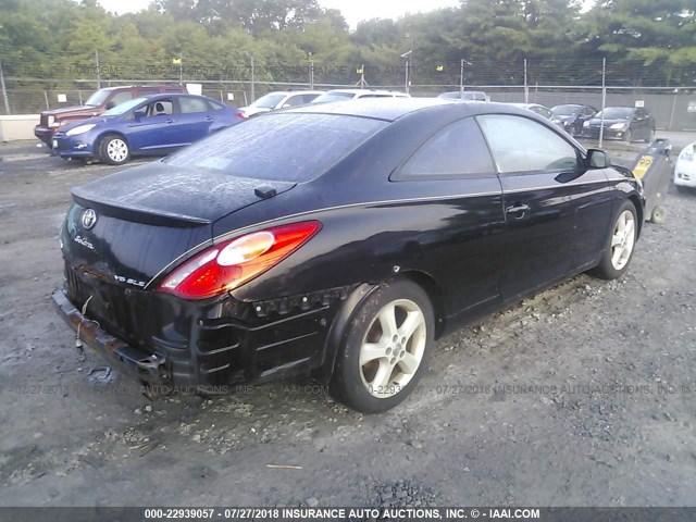 4T1CA30P64U023494 - 2004 TOYOTA CAMRY SOLARA SE/SLE შავი ფოტო 4