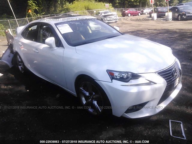 JTHCE1D2XE5004484 - 2014 LEXUS IS 350 WHITE photo 1