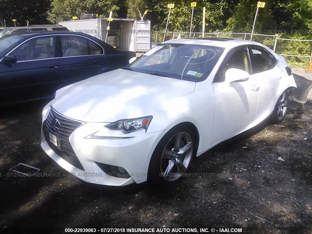 JTHCE1D2XE5004484 - 2014 LEXUS IS 350 WHITE photo 2