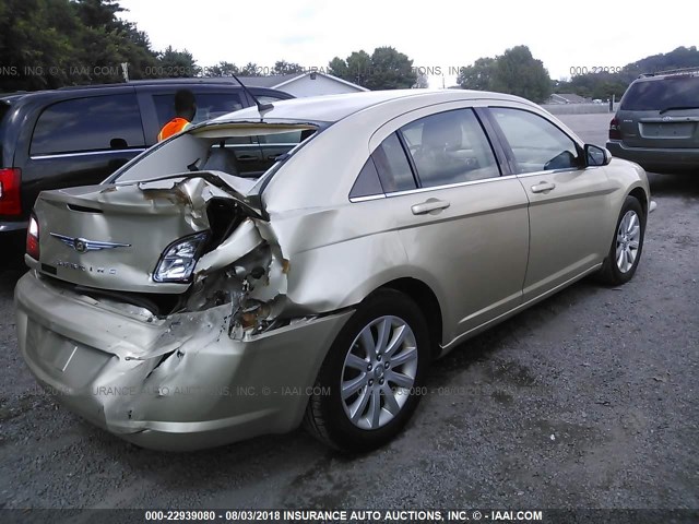 1C3CC5FB2AN201420 - 2010 CHRYSLER SEBRING LIMITED GOLD photo 4