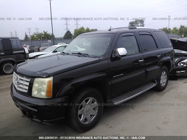 1GYEK63N52R132965 - 2002 CADILLAC ESCALADE LUXURY BLACK photo 2