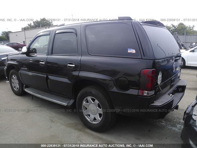 1GYEK63N52R132965 - 2002 CADILLAC ESCALADE LUXURY 黑色 照片 3