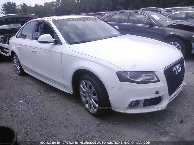 WAUSF78K59N022241 - 2009 AUDI A4 PREMIUM PLUS WHITE photo 1