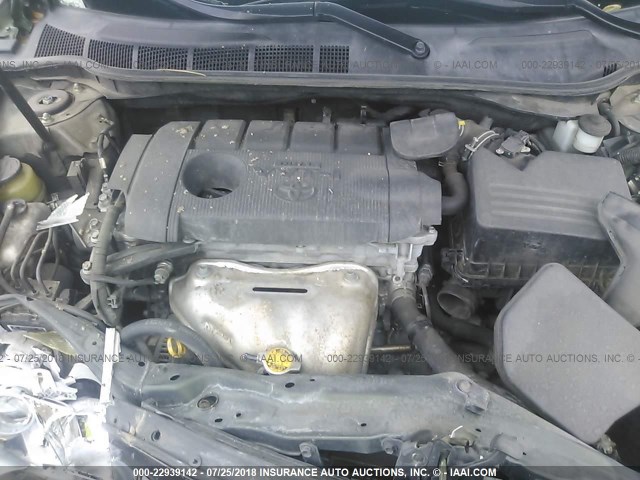 4T1BF3EK7BU617616 - 2011 TOYOTA CAMRY SE/LE/XLE მწვანე ფოტო 10