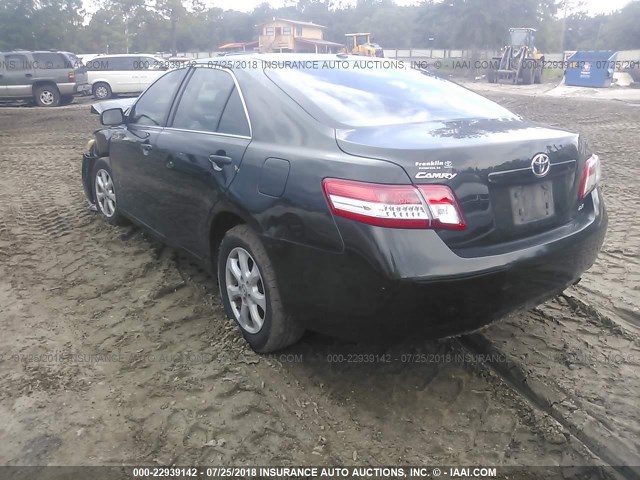 4T1BF3EK7BU617616 - 2011 TOYOTA CAMRY SE/LE/XLE მწვანე ფოტო 3