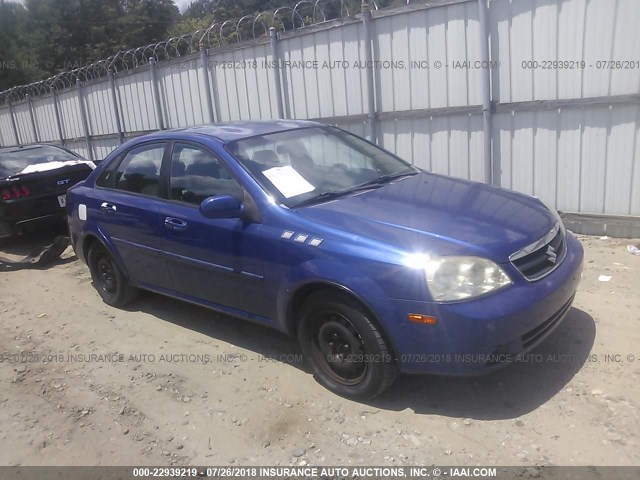 KL5JD56Z16K276024 - 2006 SUZUKI FORENZA BLUE photo 1