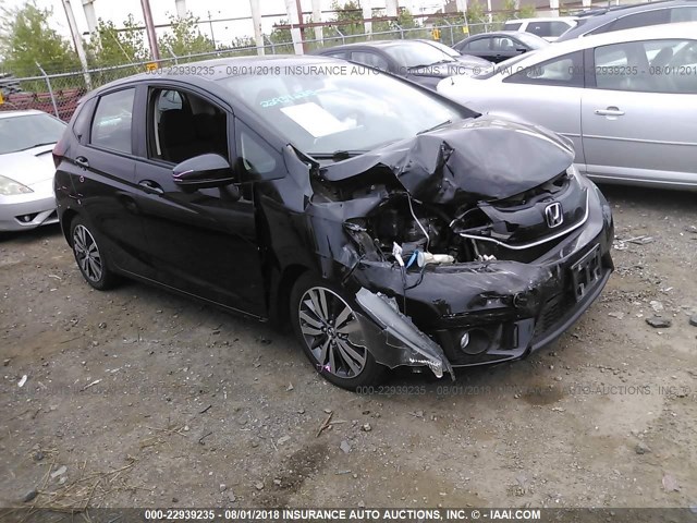 3HGGK5H88FM704941 - 2015 HONDA FIT EX/EXL BLACK photo 1