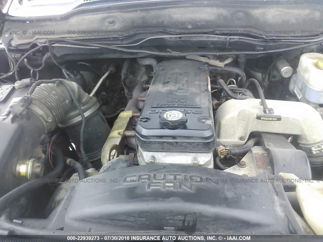 3D7KU26643G718578 - 2003 DODGE RAM 2500 ST/SLT 栗色 照片 10