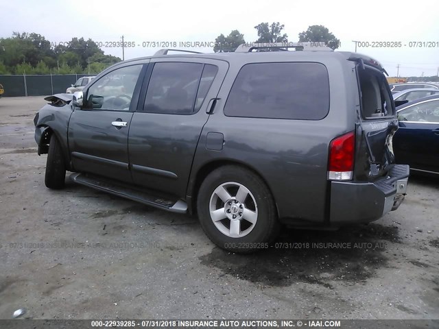 5N1AA08B94N722255 - 2004 NISSAN ARMADA SE/LE GRAY photo 3