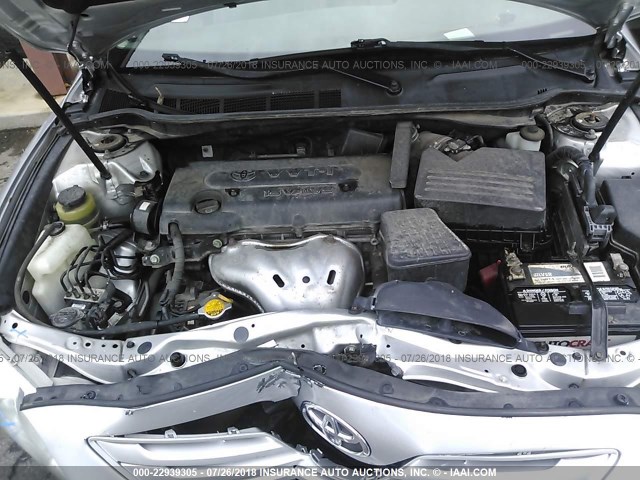 4T4BE46K29R098515 - 2009 TOYOTA CAMRY SE/LE/XLE 银色 照片 10