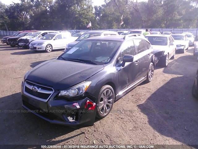 JF1GPAL65DH811077 - 2013 SUBARU IMPREZA SPORT PREMIUM GRAY photo 2