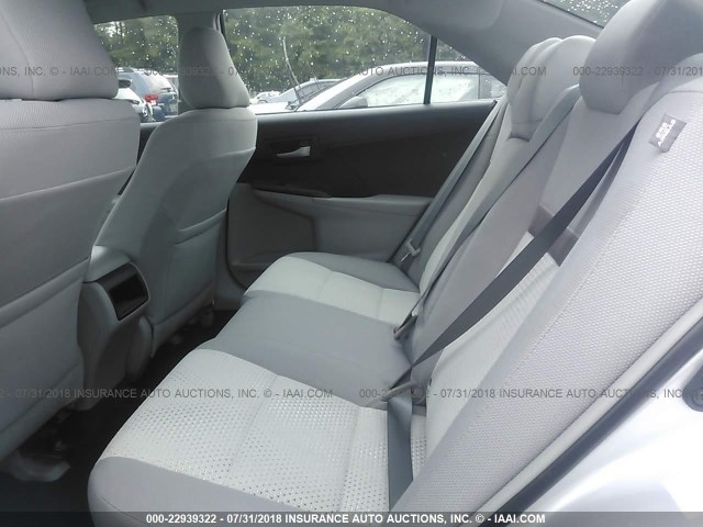 4T4BF1FK5ER412597 - 2014 TOYOTA CAMRY L/SE/LE/XLE SILVER photo 8