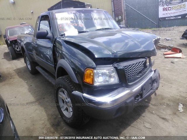 1FTZR45E23PA25907 - 2003 FORD RANGER SUPER CAB GREEN photo 1