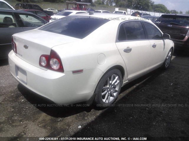 1G1ZE5E14BF100652 - 2011 CHEVROLET MALIBU LTZ 白色 照片 4