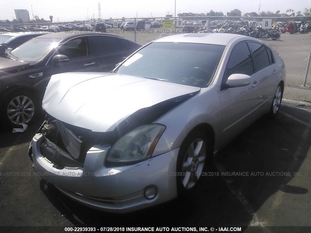 1N4BA41E95C823609 - 2005 NISSAN MAXIMA SE/SL SILVER photo 2