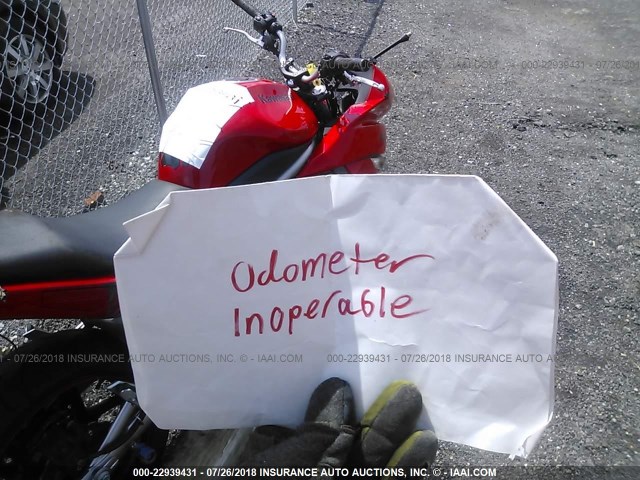 JKAEXEC119DA41551 - 2009 KAWASAKI EX650 C 红色 照片 7