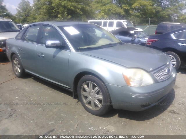 1FAHP28117G105578 - 2007 FORD FIVE HUNDRED LIMITED GREEN photo 1