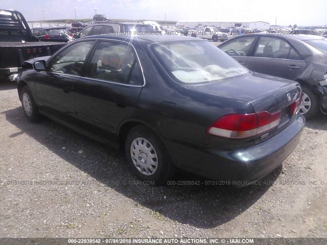 1HGCF86661A121571 - 2001 HONDA ACCORD VALUE GREEN photo 3