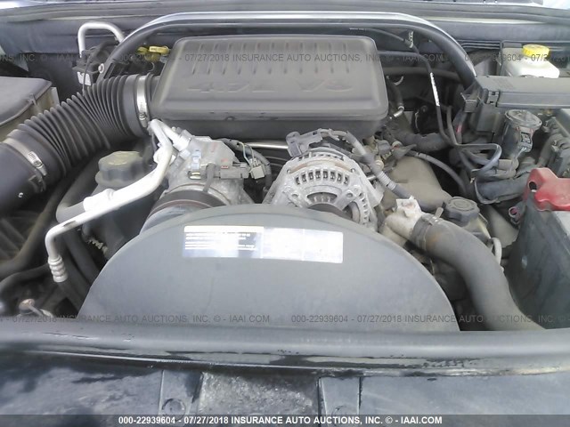 1J8HG48N96C244932 - 2006 JEEP COMMANDER WHITE photo 10