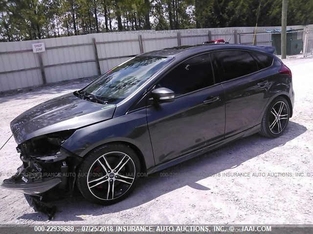 1FADP3L92HL234729 - 2017 FORD FOCUS ST GRAY photo 2