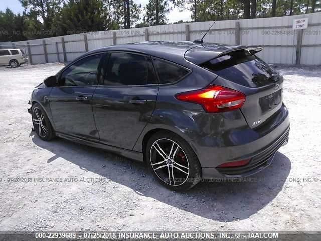 1FADP3L92HL234729 - 2017 FORD FOCUS ST GRAY photo 3