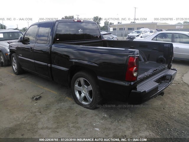 2GCEK19N741343712 - 2004 CHEVROLET SILVERADO K1500 BLACK photo 3