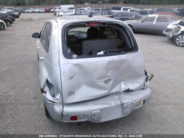 3C8FY68814T223011 - 2004 CHRYSLER PT CRUISER LIMITED SILVER photo 6